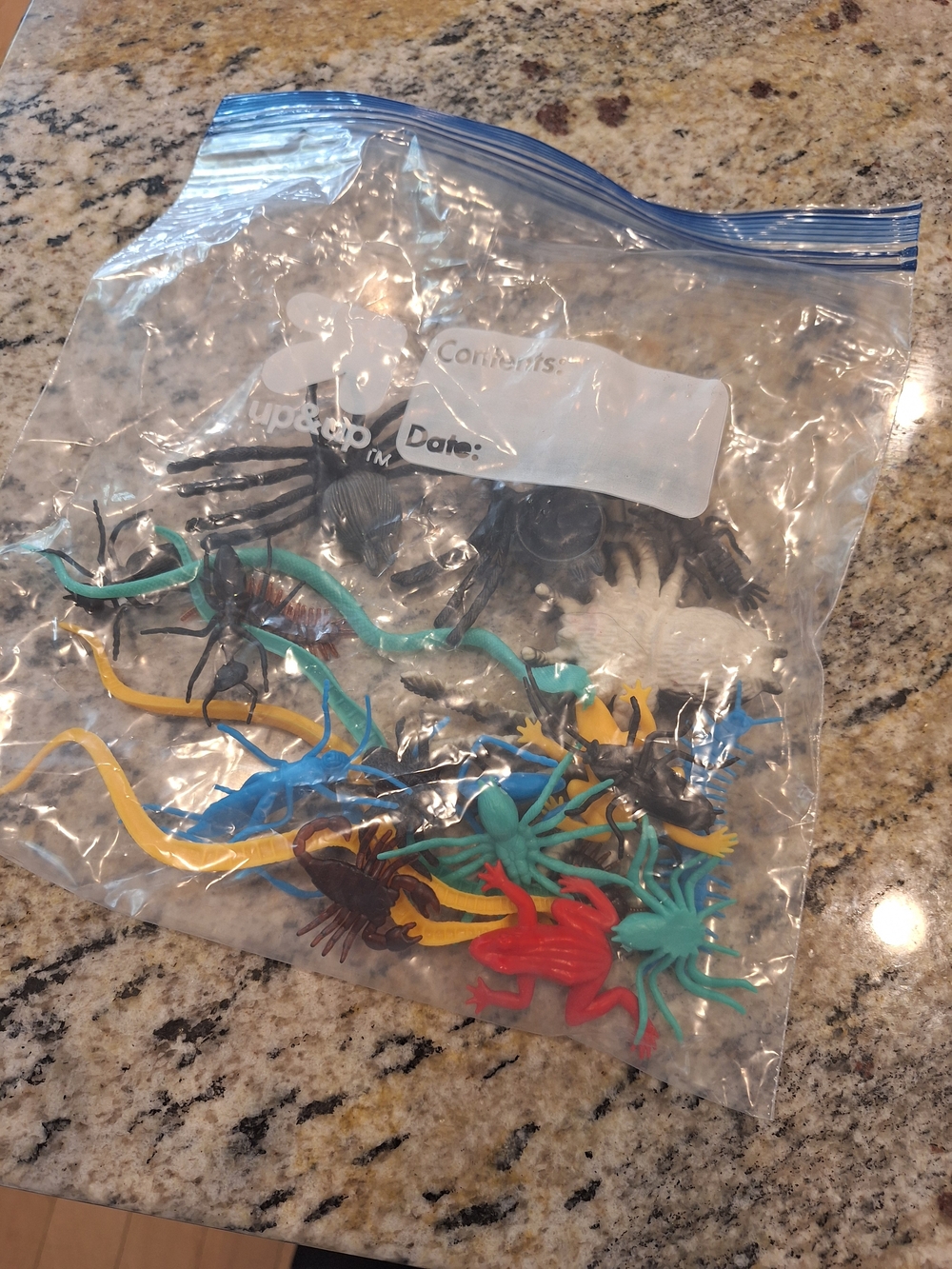Assorted Small Toy Bugs & Creatures - Multicolor
